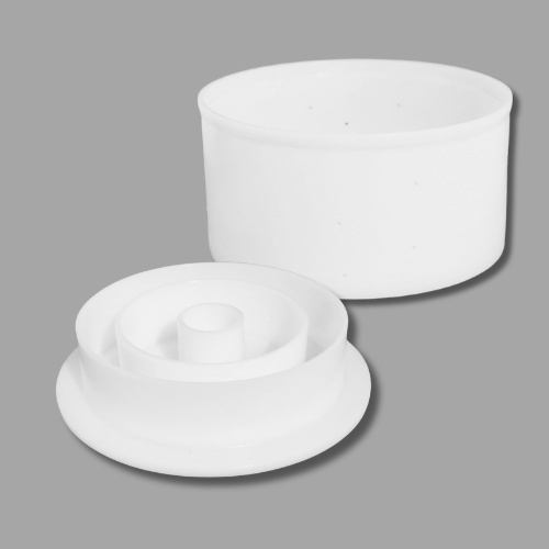 Forma Redonda para queijo de 4.000g a 5.000g– Perfil Reto